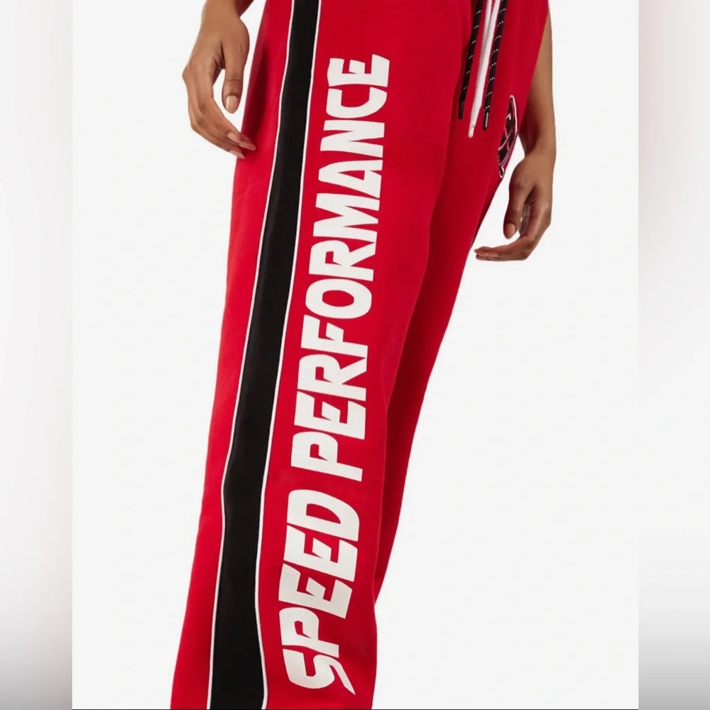 SMOKE RISE Racing Slouch Straight Pants, NWT - Picture 3 of 5